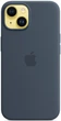 Чехол силиконовый противоударный Silicone Case with MagSafe для Apple Iphone 15 (6.1") Storm Blue - изображение 12