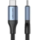 Кабель Vention USB Type-C to Type-C 4.0 1м 240W 50V 5A 8K60Hz Thunderbolt 4 Aluminum Alloy Grey-Black (TAVHF) - зображення 2