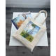 Екошопер BookOpt ВК4087 MONET Жінка з парасолькою бежевий - изображение 5