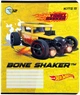 Набір зошитів Kite Hot Wheels 12 аркушів у клітинку 25 штук (HW24-232) - зображення 12