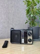 Радіоприймач від мережі з акумулятором і роз'ємом під батарейки, USB, SD і ліхтариком GOLON RX — 333 Дерево - зображення 3