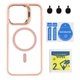 Чохол TPU+PC+Metal Stand Case with MagSafe and Camera Lenses для iPhone 15 Pro Max Колір Dark Blue - изображение 9