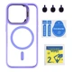 Чохол TPU+PC+Metal Stand Case with MagSafe and Camera Lenses для iPhone 15 Pro Колір Black - изображение 11