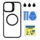 Чохол TPU+PC+Metal Stand Case with MagSafe and Camera Lenses для iPhone 13 Pro Max Колір Dark Blue - изображение 3