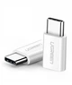 Перехідник UGREEN US157 USB-C to Micro-USB OTG White (30154) - зображення 1