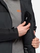 Куртка демисезонная с капюшоном мужская Jack Wolfskin Jasper Ins Jkt M A61872_6350 S Темно-серая (4064886337403) - изображение 4
