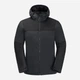 Куртка демисезонная с капюшоном мужская Jack Wolfskin Jasper Ins Jkt M A61872_6350 S Темно-серая (4064886337403) - изображение 6