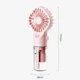 Портативный ручной аккумуляторный мини вентилятор Mini Fan XSFS-598 с распылителем воды розовый - изображение 3