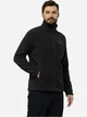 Толстовка на флисе, на молнии мужская Jack Wolfskin Winterstein Fz M 1711371_6000 3XL Черная (4064993868869) - изображение 1