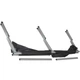 Ліжко розкладне Bo-Camp Single XL Black 1304488 DAS301395 - зображення 11