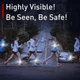 Светодиодный LED браслет безопасности YD2307-COB(white+red), Waterproof, Li-Ion аккумулятор., ЗУ Type-C - изображение 7