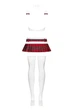 Эротический игровой костюм школьницы Obsessive Schooly Белый S/M (SO7304) - изображение 5