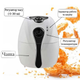 Аерофрітюрниця мультипеч для смаження без масла Domotec Airfryer MS 322O 4,5Л 1300 W з таймером та регулюванням температури Білий - зображення 2