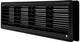 Вентиляционная решетка AIRROXY 115x430 дверная Black (02-129) - изображение 1