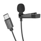 Микрофон-петличка BOROFONE BFK11 Elegant Type-C Black - изображение 1