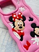 Чехол силиконовый 3D Case для Xiaomi Redmi 12C Микки Маус и Минни - изображение 2