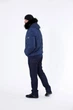 Мужская зимняя куртка большого размера UF-fashion Галактика 52 синий - изображение 4