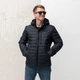 Чоловіча куртка великого розміру демісезонна City Fashion classic 65-(CFK) 60 темно-синій - зображення 3