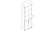 Шафа Анжело Ferrum-decor на 5 полиць з 2 дверима 1900x700x380 ДСП Дуб Таверна 16 мм (ANG2075) - зображення 3