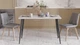 Стол кухонный Марсель 50 Ferrum-decor 75x120x60 Черный металл ДСП Бетон 32 мм (MAR5000) - изображение 2