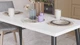 Стол кухонный Марсель 50 Ferrum-decor 75x120x70 Черный металл ДСП Белый 32 мм (MAR5014) - изображение 2