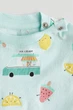 Футболка мятная H&M 92см (400098344) - изображение 2
