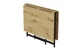 Стол трансформер книжка Вуди Ferrum-decor 75x130x90 Черный металл ДСП Дуб Артизан 16 мм (VOODY3007) - изображение 4