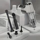 Потужний бездротовий пилосос зі сильним всмоктуванням, легко очищує робочий стіл, клавіатуру, шухляду, салон автомобіля та інші - зображення 1