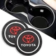 Коврик антискользящий в подстаканник с логотипом TOYOTA (2 шт) - изображение 1