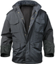 Куртка Rothco M-65 тактическая штормовая нейлоновая Storm Jacket Black XL - изображение 1