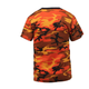 Футболка армійська тактика камуфляжна ROTHCO USA Orange Camouflage 2XL - зображення 3