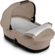 Універсальна коляска для двійні 2 в 1 Cybex e-Gazelle S TPE Almond Beige - зображення 7