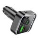 Автомобильный FM-трансмиттер ресивер BOROFONE BC53 Highway PD20W+QC3.0 car BT5.0 FM transmitter 18W Black (6941991108457) - изображение 5