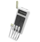 Повербанк Powerbank ACL PW61 30000mAh, SOLAR, Type-C/Lighting/Micro/USB, White - зображення 1