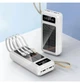 Повербанк Powerbank ACL PW61 30000mAh, SOLAR, Type-C/Lighting/Micro/USB, White - зображення 3