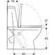 Унитаз-компакт KOLO MODO L39003 с бачком и сиденьем дюропласт Soft Close - изображение 5