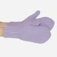 Варежки женские вязаные Malisa Умка 12-6010-DM-206 One Size Фиалка - изображение 2