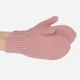 Варежки женские вязаные Malisa Умка ML16441 One Size Перламутр - изображение 2