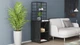 Стол-тумба трансформер Смарт 3/1 с этажеркой Ferrum-decor 1430x1450x500 Черный металл ДСП Сосна Кембра 16 мм (SMART302) - изображение 5