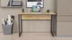 Компьютерный стол Ferrum-decor Коди 75x120x60 черный ДСП Дуб Артизан 16мм (KOD2282) - изображение 3