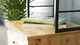 Стол-тумба трансформер Смарт 4/2 с этажеркой Ferrum-decor 1430x1450x600 Черный металл ДСП Дуб Артизан 16 мм (SMART412) - изображение 6
