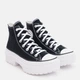 Женские кеды высокие Converse Ctas Lugged Heel Hi A08258C 36 (5.5US) 22.5 см Черные (194434976465) - изображение 3