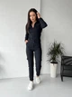 Жіночий костюм на бликавці (кофта + брюки) Uaclothes 42-44 Чорний (like26301-65041349) - изображение 1