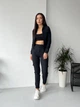Жіночий костюм на бликавці (кофта + брюки) Uaclothes 42-44 Чорний (like26301-65041349) - изображение 3