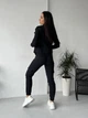 Жіночий костюм на бликавці (кофта + брюки) Uaclothes 42-44 Чорний (like26301-65041349) - изображение 4