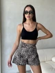 Жіночі шорти з леопардовим прінтом Uaclothes 42-44 Коричневий (like28522-87241349) - зображення 2