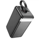 Повербанк HOCO J123D (Micro-USB/Type-C/iPhone, PD 20W/3USB QC3.0 22.5W/90000 mAh/LED) Black - зображення 3