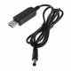 Кабель для роутера від повербанка USB 5V - DC 9V, 0.5А, 5.5х 2.1мм, підвищуючий, Black - зображення 5