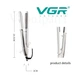 Професійна Плойка Випрямляч VGR PROFESSIONAL HAIR STRAIGHTENER Утюжок для випрямлення волосся з керамічним покриттям і температурним контролем, 52 Вт, White - зображення 8