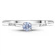 Серебряное кольцо с топазом Бусинка К2125Т 16.5р. - изображение 2